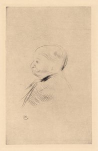 Porträtt av en man av Henri de Toulouse Lautrec