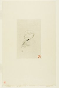 Porträtt av en man av Henri de Toulouse Lautrec