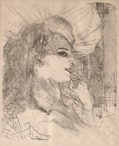 Porträts von Schauspielern und Schauspielerinnen: Dreizehn Lithografien: Anna Held von Henri de Toulouse-Lautrec