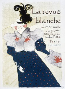 Affisch för La Revue blanche producerad av Henri de Toulouse - Lautrec 1895. av Henri de Toulouse Lautrec