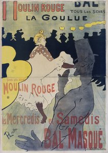 Affisch för "Moulin Rouge", 1891