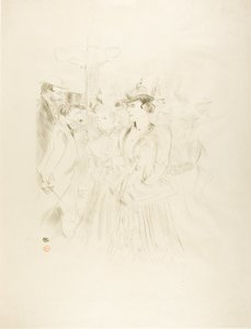 Promenad av Henri de Toulouse Lautrec