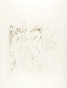 Promenad av Henri de Toulouse Lautrec