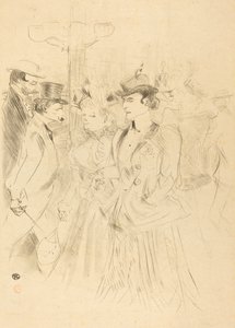 Promenade Promenade, 1899. av Henri de Toulouse Lautrec