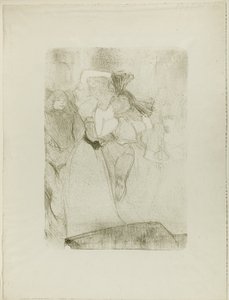Bakifrån av Lender Dancing the Bolero i Chilpéric av Henri de Toulouse Lautrec