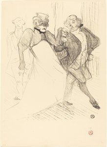 Rejane och Galipaux i Madame Sans-Gêne Réjane och Galipaux i Madame..., 1894. av Henri de Toulouse Lautrec
