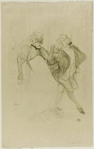 Réjane och Galipaux, i Madame Sans-Gêne av Henri de Toulouse Lautrec