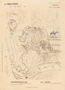 Rosmersholm, Le Gage, 1897. av Henri de Toulouse Lautrec