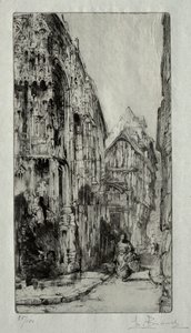 Saint-Etienne des Tonneliers i Rouen av Henri de Toulouse Lautrec