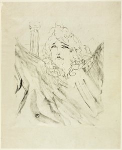 Sarah Bernhardt, från Treize Lithographies av Henri de Toulouse Lautrec