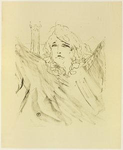 Sarah Bernhardt, aus Treize Lithographies von Henri de Toulouse-Lautrec