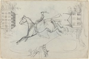Skissblad, ca. 1881. av Henri de Toulouse Lautrec