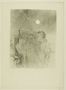 Shooting Stars, från Melodies av Désiré Dihau av Henri de Toulouse Lautrec