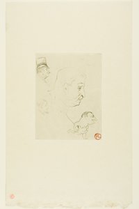 Skiss av Henri de Toulouse Lautrec