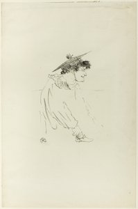 Liten engelsk flicka (Miss Dolly) av Henri de Toulouse Lautrec
