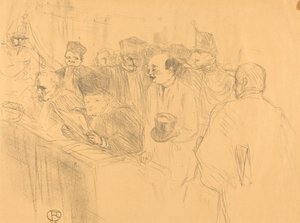 Soudais Deposition av Henri de Toulouse-Lautrec