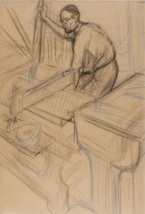 Studie, c.1893 av Henri de Toulouse Lautrec