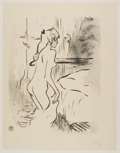 Studie av en kvinna av Henri de Toulouse Lautrec