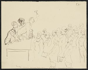 Nedsänkning, 1881 av Henri de Toulouse Lautrec