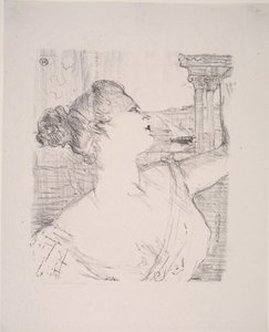 Sybil Sanderson av Henri de Toulouse Lautrec