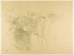 The Arton Trial, Ribot som ger bevis (andra plattan) av Henri de Toulouse Lautrec