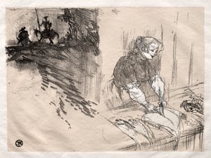 The Brief Joys: Cover, 1897. av Henri de Toulouse Lautrec