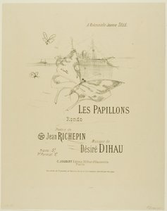 Fjärilarna, från Melodies av Désiré Dihau av Henri de Toulouse Lautrec