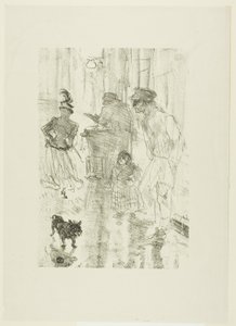 Kastanjeförsäljaren av Henri de Toulouse Lautrec