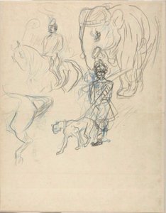 Rajahs Cortege av Henri de Toulouse Lautrec