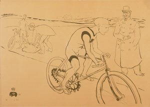 Cyklisten Michael, 1896 av Henri de Toulouse Lautrec