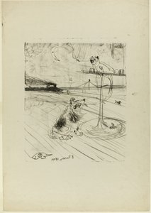 Hunden och papegojan av Henri de Toulouse Lautrec