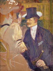 Engelsmannen vid Moulin Rouge, 1892 (olja på kartong) av Henri de Toulouse Lautrec