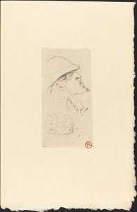 The Explorer Vicomte de Brettes (Explorer L.J. Vicomte de Brettes?) av Henri de Toulouse Lautrec