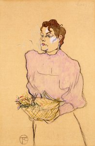 Die Blumenverkäuferin, 1894 von Henri de Toulouse Lautrec