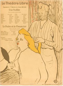 Frisören - Program för Teater-Libre Frisören - Program för Théatre-Libre, 1893. av Henri de Toulouse Lautrec