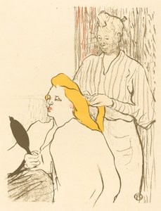 Frisören - Program för Théâtre Libre av Henri de Toulouse Lautrec