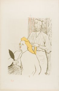 Frisören, Program för Théâtre Libre av Henri de Toulouse Lautrec