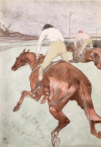 Jockeyn av Henri de Toulouse Lautrec