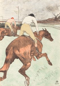 Der Jockey, 1899 von Henri de Toulouse Lautrec