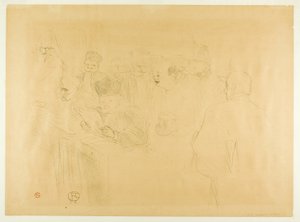 Lebaudy-rättegången, Mademoiselle Marsy ger bevis av Henri de Toulouse Lautrec
