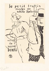 The Little Errand-Girl Le petit trottin, 1893. av Henri de Toulouse Lautrec