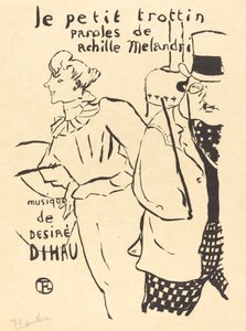 The Little Errand-Girl Le petit trottin, 1893. av Henri de Toulouse Lautrec