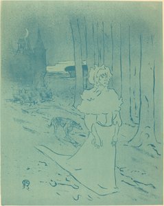 Herrgårdsdamen eller omen (The Chatelaine eller Toxin) av Henri de Toulouse Lautrec