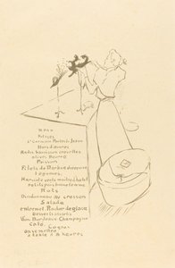 The Milliner (The Milliner - Renée Vert) av Henri de Toulouse Lautrec