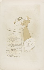 The Milliner, Renée Vert av Henri de Toulouse Lautrec