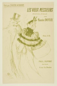 De gamla herrarna av Henri de Toulouse Lautrec