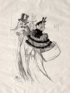 De gamla herrarna av Henri de Toulouse Lautrec