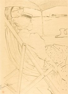 Passageraren från hytt 54 - segling i en yacht av Henri de Toulouse Lautrec