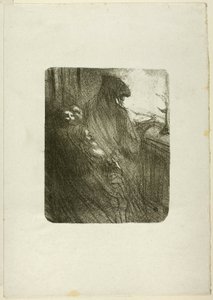 De polska judarnas bön, från Au Pied du Sinaï av Henri de Toulouse Lautrec