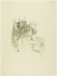 De polska judarnas bön, från Au Pied du Sinaï av Henri de Toulouse Lautrec